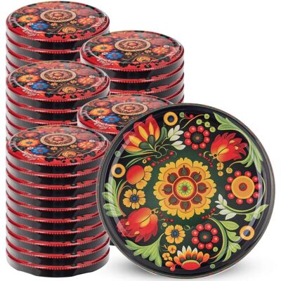 KADAX 82mm Jar Lids - Food Safe Reusable Metal Caps for Preserves KADAX 82mm Jar Lids - Food Safe Reusable Metal Caps for Preserves