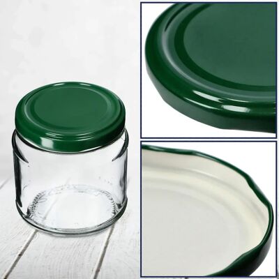 KADAX Jar Lids Fi63 Green - Twist-Off Jar Lids KADAX Jar Lids Fi63 Green - Twist-Off Jar Lids