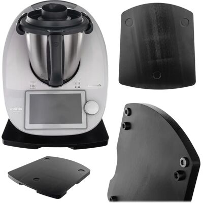 Kadax - Soporte Tablero Thermomix TM6 TM5 - Black - Wood - Kitchen accessory Kadax - Soporte Tablero Thermomix TM6 TM5 - Black - Wood - Kitchen accessory