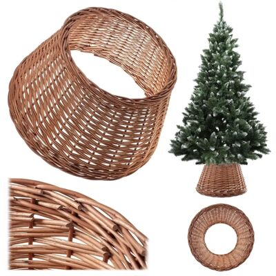 KADAX Wicker Christmas Tree Stand Cover - Natural KADAX Wicker Christmas Tree Stand Cover - Natural