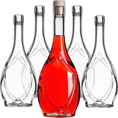 KADAX Icona Glass Bottle 500 ml - Liqueurs Wine Juices KADAX Icona Glass Bottle 500 ml - Liqueurs Wine Juices