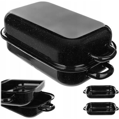 KADAX - Enamel Goose Meat Maker 5L - Roasting Pan KADAX - Enamel Goose Meat Maker 5L - Roasting Pan