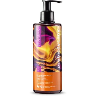 Żel prebiotyczny do mycia twarzy z witaminą C - 300ml Żel prebiotyczny do mycia twarzy z witaminą C - 300ml