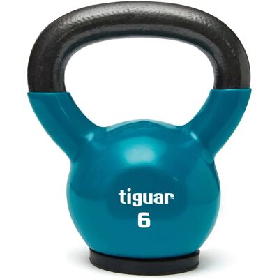 Tiguar Kettlebell - Blau 6kg - Krafttraining Tiguar Kettlebell - Blau 6kg - Krafttraining