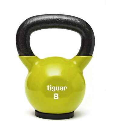 Tiguar Vinyl-Kettlebell 8kg - Kraft & Fitness Tiguar Vinyl-Kettlebell 8kg - Kraft & Fitness