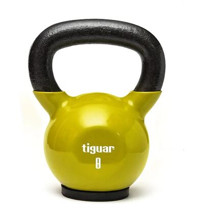 Tiguar Vinyl-Kettlebell 8kg - Kraft & Fitness Tiguar Vinyl-Kettlebell 8kg - Kraft & Fitness