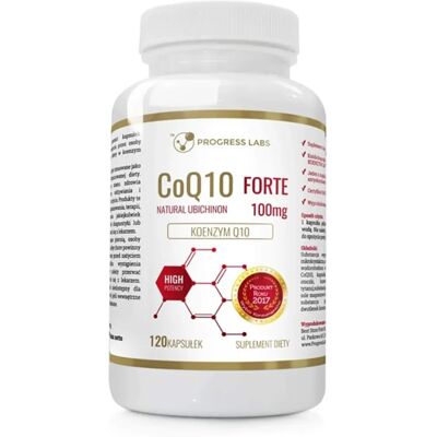 Progress Labs Coenzym Q10 Forte + L-leucyna - Suplement diety Progress Labs Coenzym Q10 Forte + L-leucyna - Suplement diety