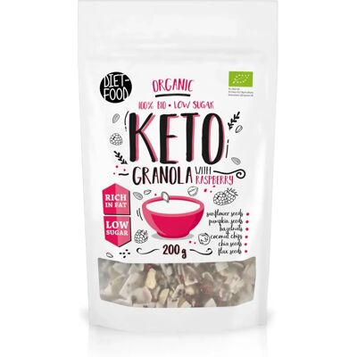 Diet Food Bio Himbeere Keto Müsli - 200 G Diet Food Bio Himbeere Keto Müsli - 200 G