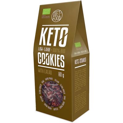 Bio Keto Czekoladowe Ciastka - 80g Bio Keto Czekoladowe Ciastka - 80g