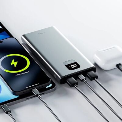 Allity APB-100 Powerbank - 10000 mAh, 22,5 W, Grå Allity APB-100 Powerbank - 10000 mAh, 22,5 W, Grå