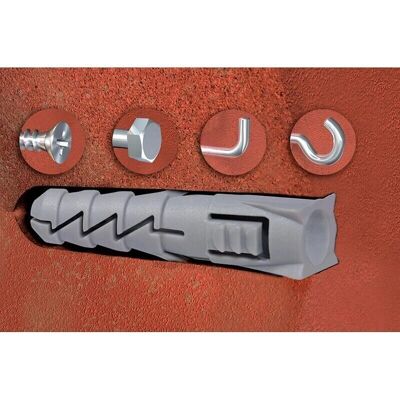 RAWL Chevilles nylon sans collerette - 12 mm - 50 pièces - Fix - Publicité RAWL Chevilles nylon sans collerette - 12 mm - 50 pièces - Fix - Publicité