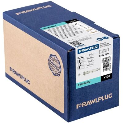 Rawl Ancoranti M6 x 52 mm per Cartongesso - Alta Prestazione Rawl Ancoranti M6 x 52 mm per Cartongesso - Alta Prestazione