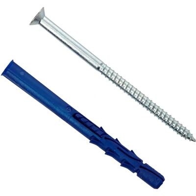 Rawlplug Nylon Muurplug - 10x120mm - Veelzijdig, Verzinkte Schroef Rawlplug Nylon Muurplug - 10x120mm - Veelzijdig, Verzinkte Schroef
