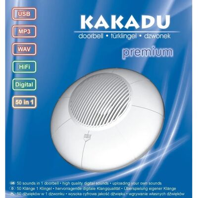 Campanilla inalámbrica Orno Kakadu - 50 melodías, USB Campanilla inalámbrica Orno Kakadu - 50 melodías, USB