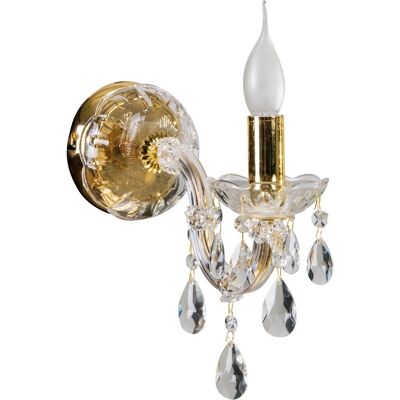 Candellux Gold Kristall Wandleuchte - Klassischer Palaststil Candellux Gold Kristall Wandleuchte - Klassischer Palaststil