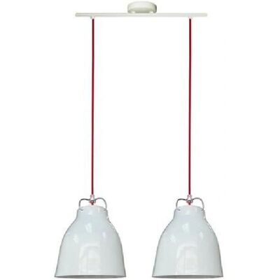 Candellux - Pensilvania 2 - Blanc - Rouge - Pendant lamp - Publicité Candellux - Pensilvania 2 - Blanc - Rouge - Pendant lamp - Publicité
