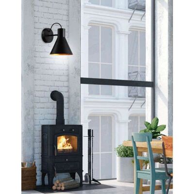 Candellux Lampe Murale Noire - 40W E27 Éclairage Moderne - Publicité Candellux Lampe Murale Noire - 40W E27 Éclairage Moderne - Publicité