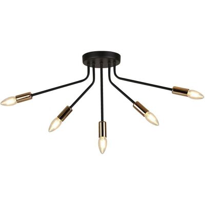 Candellux Tiara 35-79268 Schwarze Gold Deckenleuchte - Deckenlampe Candellux Tiara 35-79268 Schwarze Gold Deckenleuchte - Deckenlampe