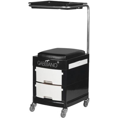 ACT-PolironeShop - Helper - Czarny/Biały - Pedicure Stool ACT-PolironeShop - Helper - Czarny/Biały - Pedicure Stool