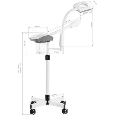 ACT-PolironeShop Vaporisateur facial avec lampe grossissante - Appareil de soin de la peau - Publicité ACT-PolironeShop Vaporisateur facial avec lampe grossissante - Appareil de soin de la peau - Publicité