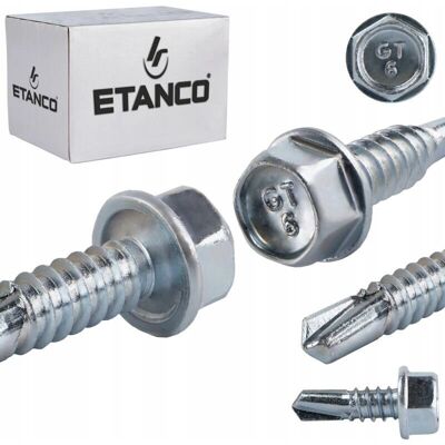 ETANCO - GT6 - 6.3x19 - cynkowany - Śruba ETANCO - GT6 - 6.3x19 - cynkowany - Śruba