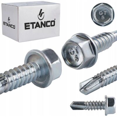 ETANCO - GT 6 - 6.3x25 mm - galvanizowany - Śruby ETANCO - GT 6 - 6.3x25 mm - galvanizowany - Śruby