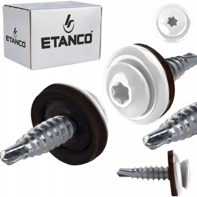 ETANCO - GTF02P - RAL 9010 - 4.8x20mm - Śruby ETANCO - GTF02P - RAL 9010 - 4.8x20mm - Śruby