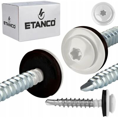 ETANCO - GTF02P - RAL 9010 - 4.8x20mm - Śruby ETANCO - GTF02P - RAL 9010 - 4.8x20mm - Śruby