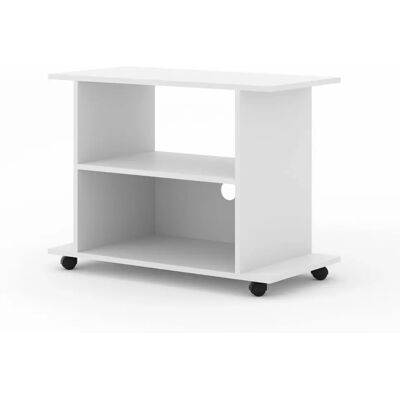 BIM Möbel Yogi Mobiler TV-Schrank - 80cm Weiß BIM Möbel Yogi Mobiler TV-Schrank - 80cm Weiß