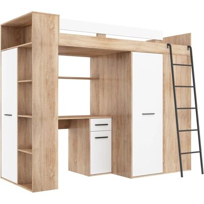 BIM FURNITURE - Verana P Bett mit Schreibtisch & Stauraum - Kinderzimmermöbel BIM FURNITURE - Verana P Bett mit Schreibtisch & Stauraum - Kinderzimmermöbel