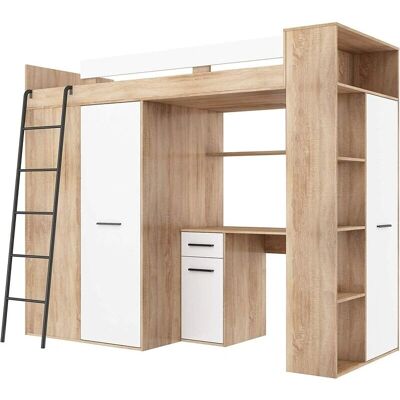 BIM FURNITURE Verana L Litera avec Bureau - Publicité BIM FURNITURE Verana L Litera avec Bureau - Publicité