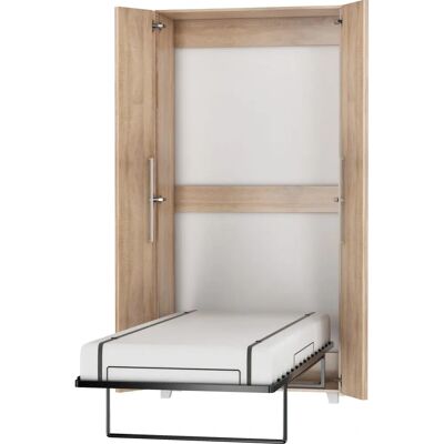 AKL FURNITURE PRIVATE Murphy Teddy - Roble Sonoma - Cama abatible - 105x42x216 cm AKL FURNITURE PRIVATE Murphy Teddy - Roble Sonoma - Cama abatible - 105x42x216 cm