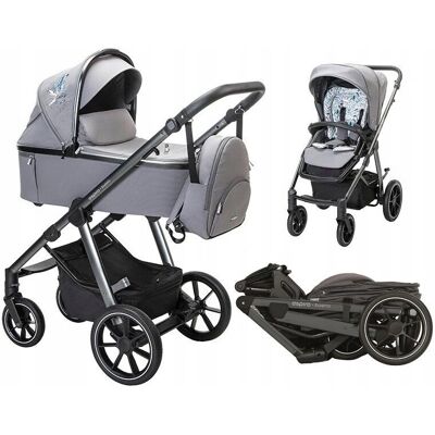 Wózek dziecięcy Espiro Model 307 - Szare pióro Wózek dziecięcy Espiro Model 307 - Szare pióro
