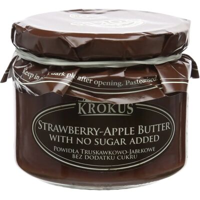 KROKUS Erdbeer-Apfel-Marmelade - Ohne Zucker - Fruchtaufstrich KROKUS Erdbeer-Apfel-Marmelade - Ohne Zucker - Fruchtaufstrich