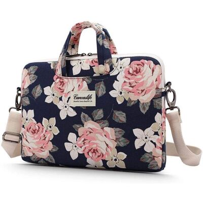 Canvaslife Navy Rose Laptop-Tasche 15-16" - Notebooktasche Canvaslife Navy Rose Laptop-Tasche 15-16" - Notebooktasche