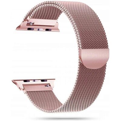 Tech-Protect Roségold Milanese Armband für Apple Watch 4-9, SE, Ultra 1 & 2 Tech-Protect Roségold Milanese Armband für Apple Watch 4-9, SE, Ultra 1 & 2