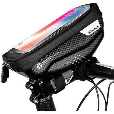 Wildman S E1 Sacoche de cadre vélo - Imperméable, 1L - Publicité Wildman S E1 Sacoche de cadre vélo - Imperméable, 1L - Publicité