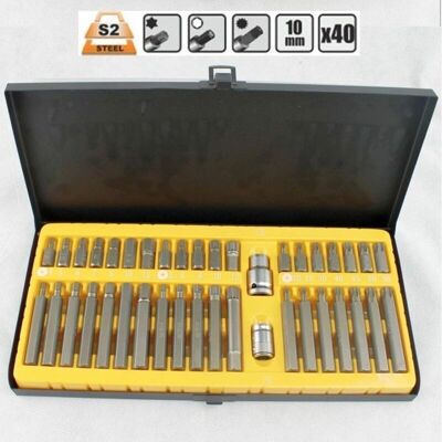 Zestaw narzędzi Corona 40 elementów - Klucze wewnętrzne, TORX, HEX, SPLINE Zestaw narzędzi Corona 40 elementów - Klucze wewnętrzne, TORX, HEX, SPLINE