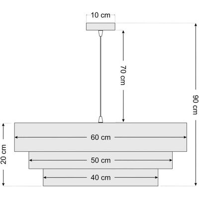 BPS KONCEPT Moderne dimmbare E27 Hängelampe - Leuchte BPS KONCEPT Moderne dimmbare E27 Hängelampe - Leuchte