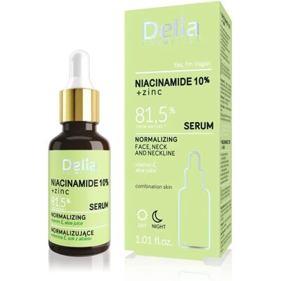 Delia Cosmetics Niacinamide 10% + zinc Sérum - Visage, Cou, Décolleté - Sérums pour la peau - Publicité Delia Cosmetics Niacinamide 10% + zinc Sérum - Visage, Cou, Décolleté - Sérums pour la peau - Publicité