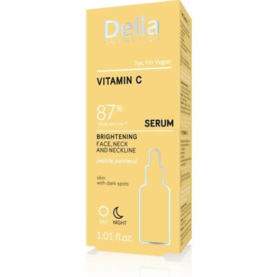 Delia Cosmetics Vitamin C aufhellendes Serum - Gesicht, Hals & Dekolleté Delia Cosmetics Vitamin C aufhellendes Serum - Gesicht, Hals & Dekolleté