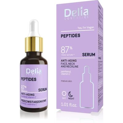 Sérum aux peptides Delia Cosmetics - Anti-âge, 30ml - Publicité Sérum aux peptides Delia Cosmetics - Anti-âge, 30ml - Publicité