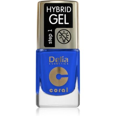 Delia Cosmetics Coral Hybrid Gel - Long-lasting, No UV/LED, Glossy Finish - Nail Polish Delia Cosmetics Coral Hybrid Gel - Long-lasting, No UV/LED, Glossy Finish - Nail Polish