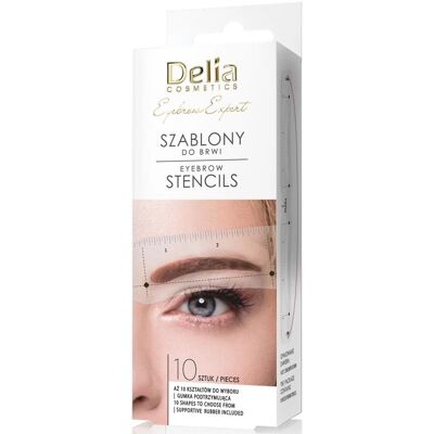 Delia Cosmetics Eyebrow Expert Mascherine per sopracciglia - Strumenti per le sopracciglia per donne Delia Cosmetics Eyebrow Expert Mascherine per sopracciglia - Strumenti per le sopracciglia per donne