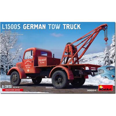 Mini Art L1500S Tysk Tauetraktor Modellbyggsats - Postkrigstida fordon 1:35 Mini Art L1500S Tysk Tauetraktor Modellbyggsats - Postkrigstida fordon 1:35
