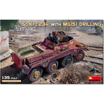 Miniart - Sd.Kfz.234 avec MG151 Double - Kit Modèle Miniart - Sd.Kfz.234 avec MG151 Double - Kit Modèle