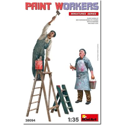 Miniart - Maler Arbeiter mit Zubehör - MA38094 Miniart - Maler Arbeiter mit Zubehör - MA38094
