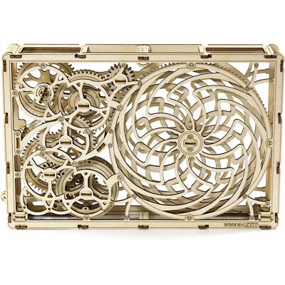 Wooden City Kinetisches Bild - 3D Puzzle - Kunst Wooden City Kinetisches Bild - 3D Puzzle - Kunst