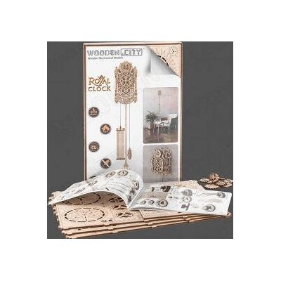 Wooden City Royal Clock 3D Puzzle - Komplexes mechanisches Modell Wooden City Royal Clock 3D Puzzle - Komplexes mechanisches Modell