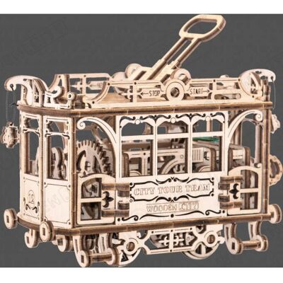 Wooden City City Tram 3D Puzzle - 273 Stück - Fahrzeuge Wooden City City Tram 3D Puzzle - 273 Stück - Fahrzeuge